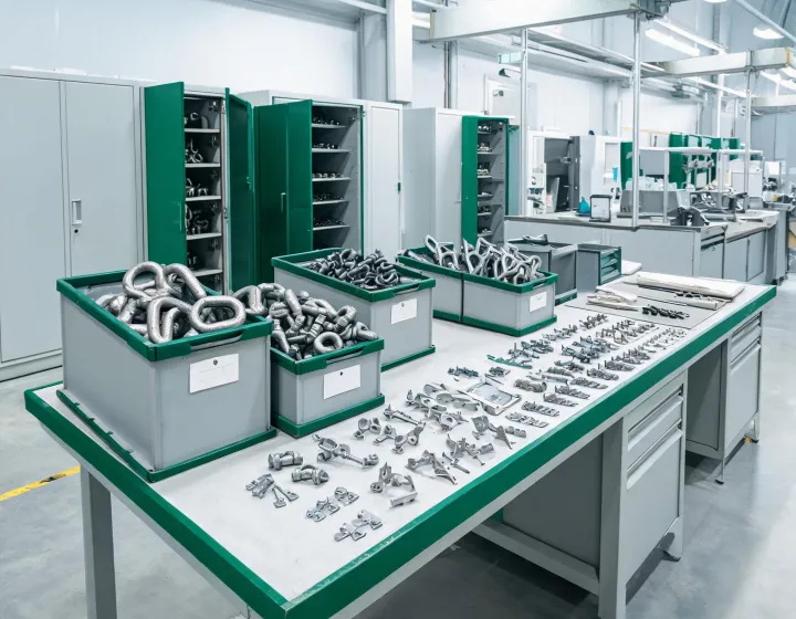Crosby industrial hardware operations floor