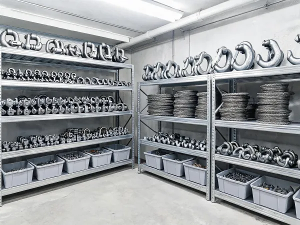 Energy utility rigging supply room