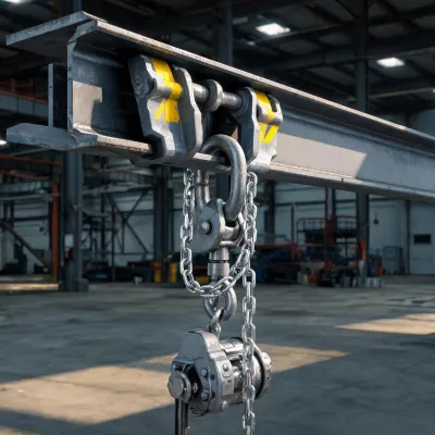 chain hoist beam clamp