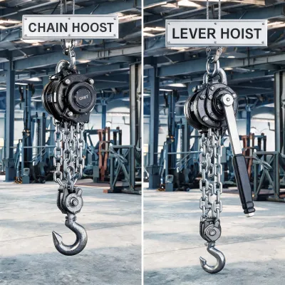 chain hoist vs lever hoist